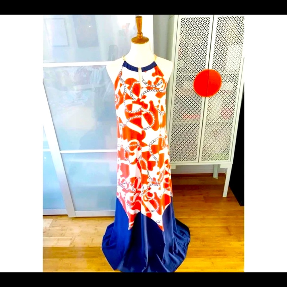 Gorgeous Lily Pulitzer  Winnie booze Cruise Maxi